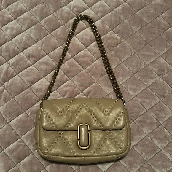 Marc Jacobs shoulder bag gold chain mini with card slots - Picture 1 of 9